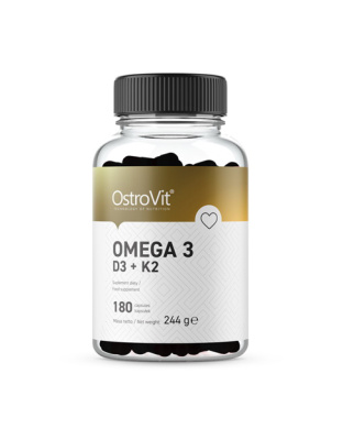 OstroVit Omega 3 D3 + K2 (180 caps)