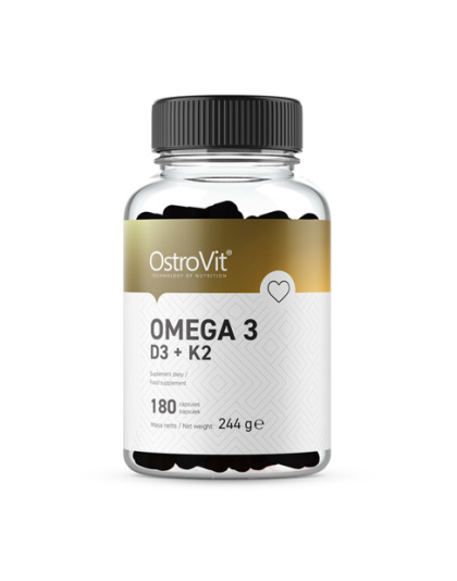 OstroVit Omega 3 D3 + K2 (180 caps)