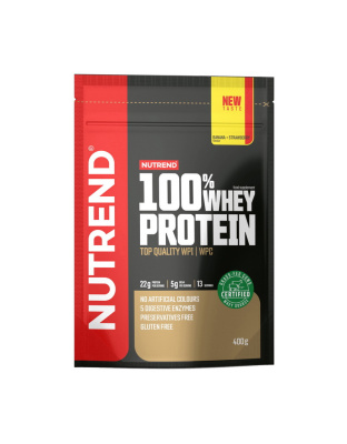 Nutrend 100% Whey Protein (400 g, banana-strawberry)
