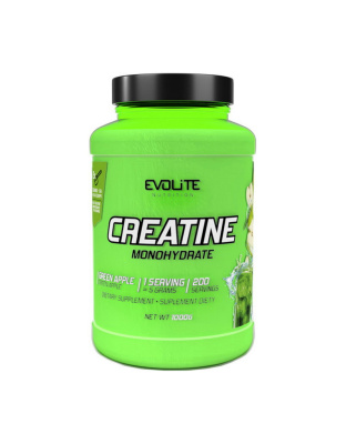 Evolite Nutrition Creatine Monohydrate (1 kg, green apple)
