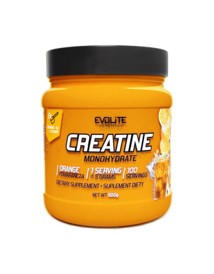 Evolite Nutrition Creatine Monohydrate (500 g, orange)
