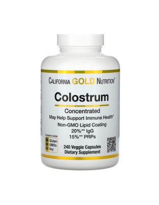 California Gold Nutrition Colostrum (240 veg caps)