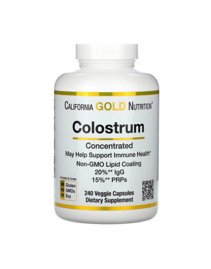 California Gold Nutrition Colostrum (240 veg caps)