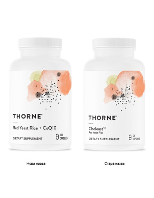 Thorne Research Red Yeast Rice+CoQ10 (120 caps)