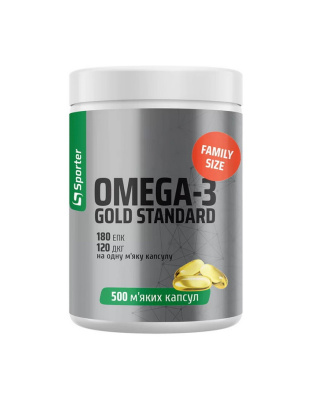 Sporter Omega-3 Gold Standard (500 sgels)