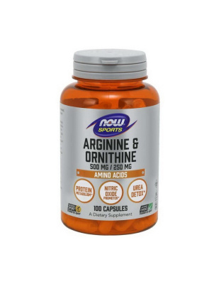 NOW Arginine & Ornithine (100 caps)
