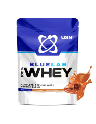 USN Blue Lab 100% Whey (476 g, salted caramel)