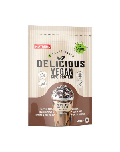 Nutrend Delicious Vegan (450 g, latte machiato)