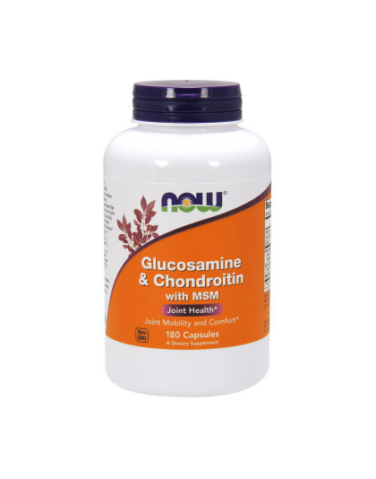 NOW Glucosamine & Chondroitin with MSM (180 caps)