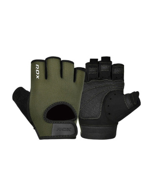 RDX RDX T1 Half Army Gloves Green (M size)