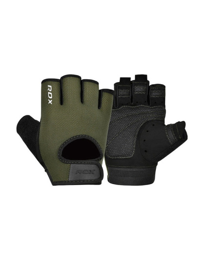 RDX RDX T1 Half Army Gloves Green (S size)