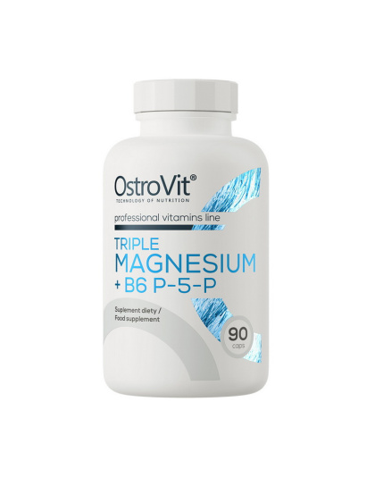 OstroVit Triple Magnesium+B6 P-5-P (90 caps)