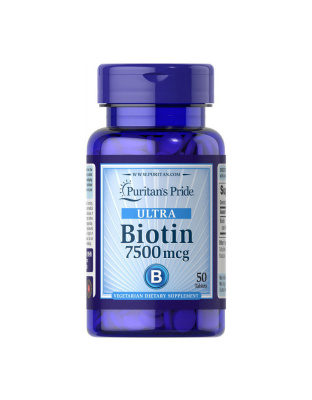 Puritan's Pride Biotin 7500 mcg (50 tab)