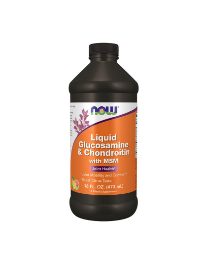 NOW Liquid Glucosamine & Chondroitin with MSM (473 ml)