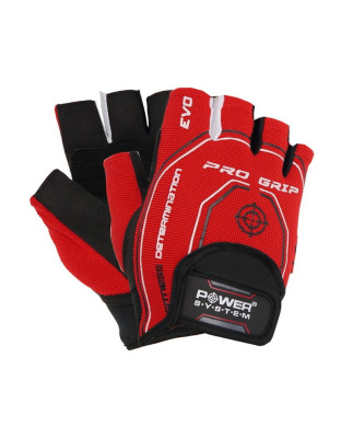 Power System Pro Grip Evo Gloves Red 2260RD (M Size)