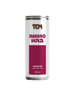 TOM peanut butter Лимонад (330 ml, вишня)