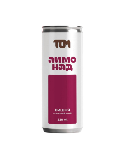 TOM peanut butter Лимонад (330 ml, вишня)