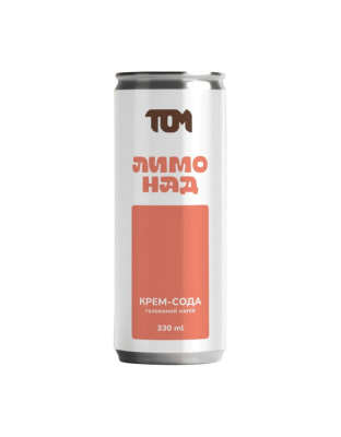TOM peanut butter Лимонад (330 ml, крем-сода)