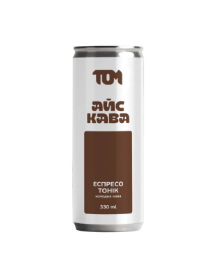 TOM peanut butter Айс Кава (330 ml, еспресо тонік)