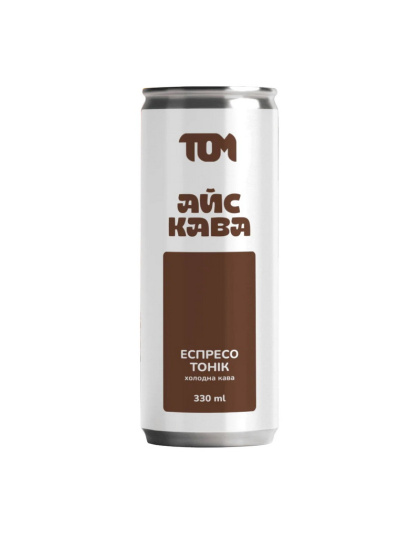 TOM peanut butter Айс Кава (330 ml, еспресо тонік)