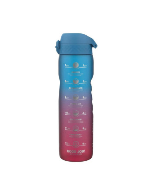 PowerPlay ION8 Waterbottle (1 L, blue/pink gradien)
