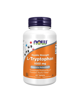 NOW L-Tryptophan 1000 mg (60 tabs)