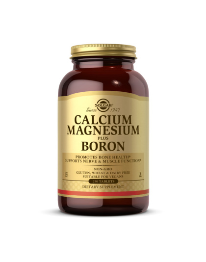 Solgar Calcium Magnesium Plus Boron (250 tabs)