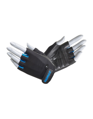 Mad Max Rainbow Workout Gloves Black/Turquoise MFG-251 (M size)