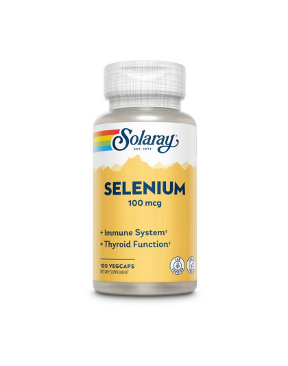 Solaray Selenium 100 mcg (100 veg caps)