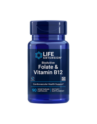 Life Extension Folate & Vitamin B12 (90 veg caps)