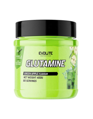 Evolite Nutrition Glutamine (плями в середині банки) (400 g, lemon)
