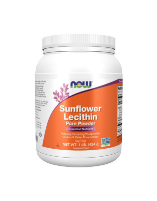 NOW Sunflower Lecithin Pure Powder (454 g)