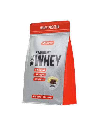 Sporter 100% Whey Standard (900 g, chocolate and banana)