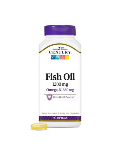 21st Century Fish Oil 1200 mg (90 softgels)