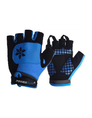PowerPlay PowerPlay 5284 Gloves Black/Blue (XS size)