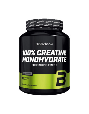 BioTech 100% Creatine Monohydrate (1 kg, unflavored)