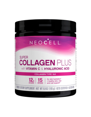 NeoCell Super Collagen Plus with Vitamin C & Hyaluronic Acid (195 g)