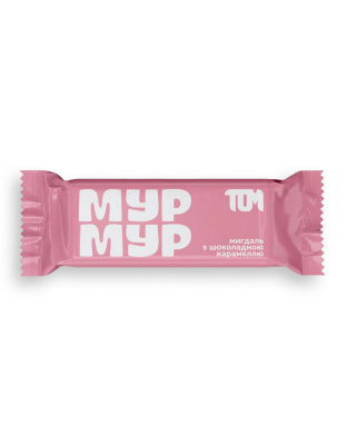 TOM peanut butter Батомчик мигдаль з шоколадною карамеллю (термін до 27.09.2026) (45 g)