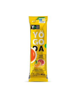 Yogoda Yogoda Tea (термін до 15.08.2026) (40 g, апельсин, грейпфрут)