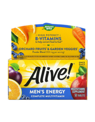 Nature's Way Alive! Men's Energy (термін до 28.09.2026) (50 tab)