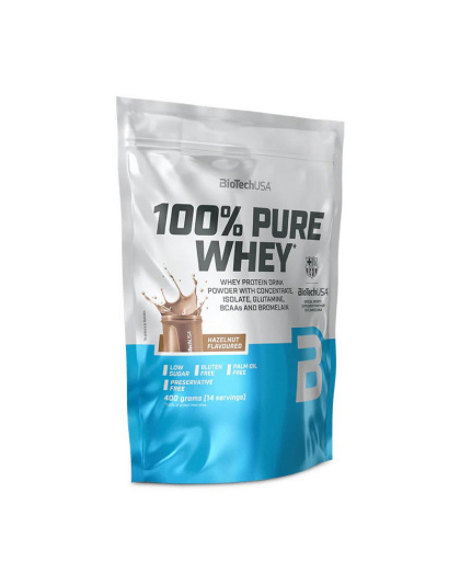 BioTech 100% Pure Whey (400 g, hazelnut)