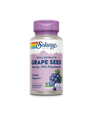 Solaray Vital Extracts Grape Seed 100 mg (60 veg caps)
