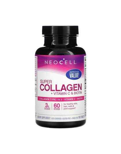 NeoCell Super Collagen + Vitamin C & Biotin (180 tabs)