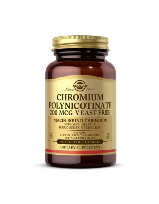 Solgar Chromium Polynicotinate 200 mcg (100 veg caps)