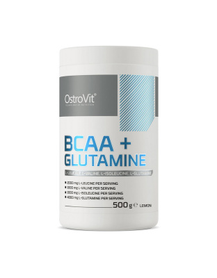 OstroVit BCAA+Glutamine (500 g, orange)