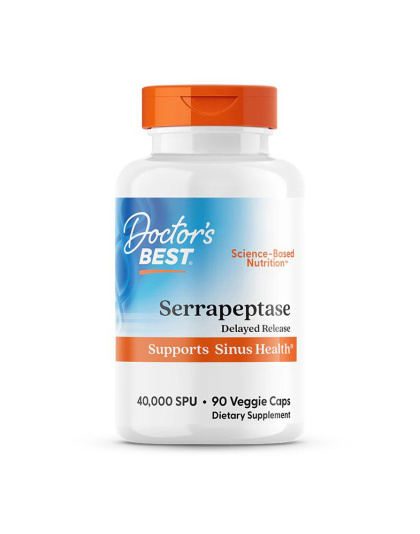 Doctor's BEST Serrapeptase (90 veg caps)