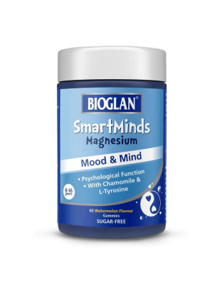 Bioglan SmartMinds Magnesium Mood & Mind (60 gummies, watermelon)