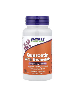 NOW Quercetin with Bromelain (60 veg caps)