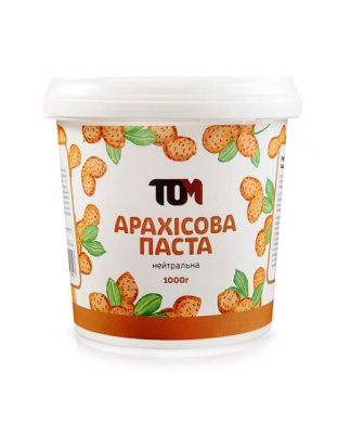 TOM peanut butter Арахісова Паста (1 kg, класична)