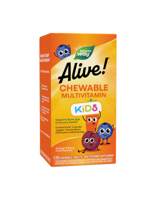 Nature's Way Alive! Kid's Chewable Multivitamin (термін до 31.05.2026) (120 tab)